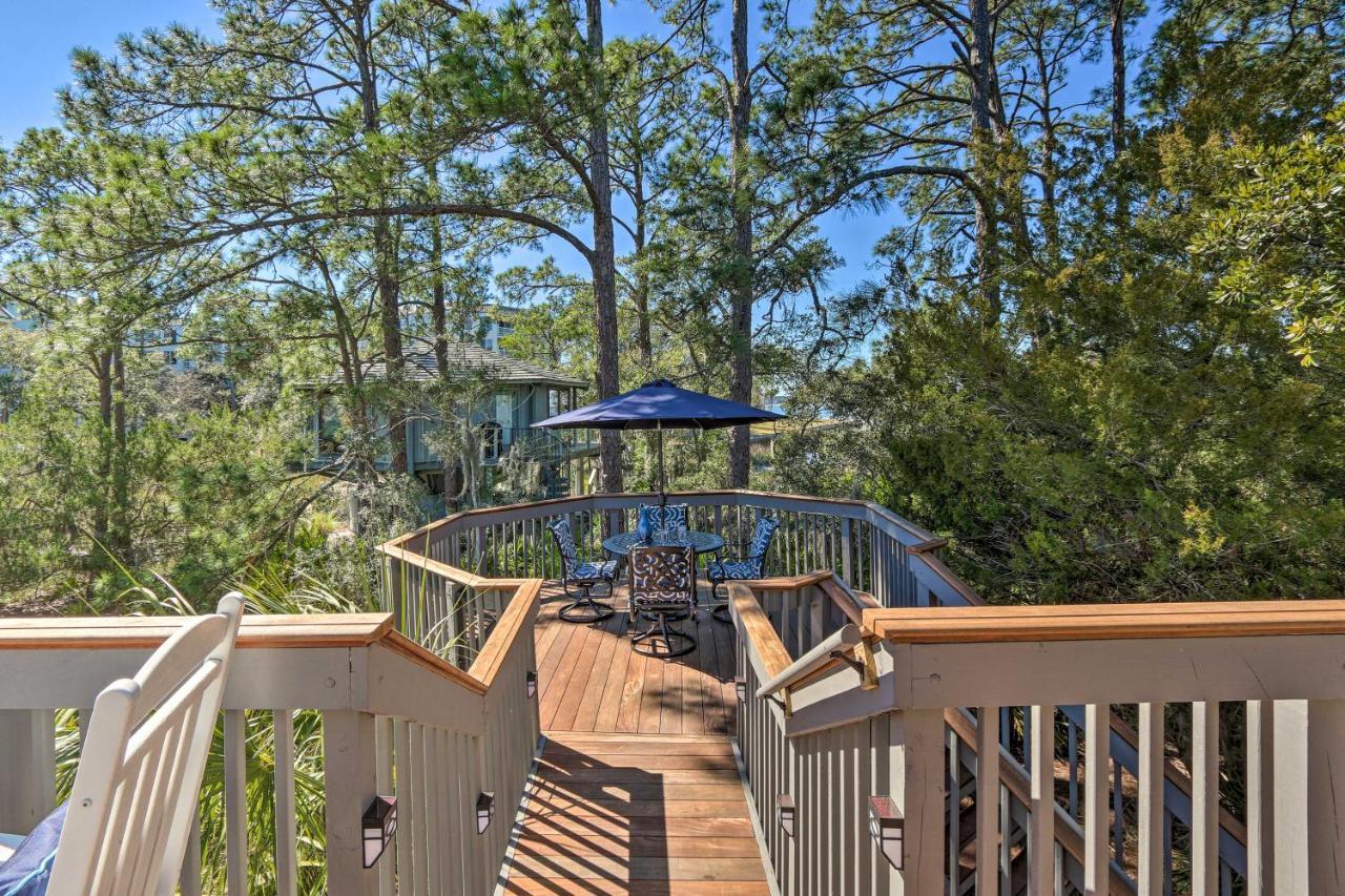Airy Treehouse With Bikes Walk To Harbour Town! Villa ฮิลตันเฮดไอส์แลนด์ ภายนอก รูปภาพ
