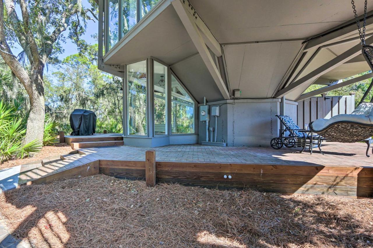 Airy Treehouse With Bikes Walk To Harbour Town! Villa ฮิลตันเฮดไอส์แลนด์ ภายนอก รูปภาพ